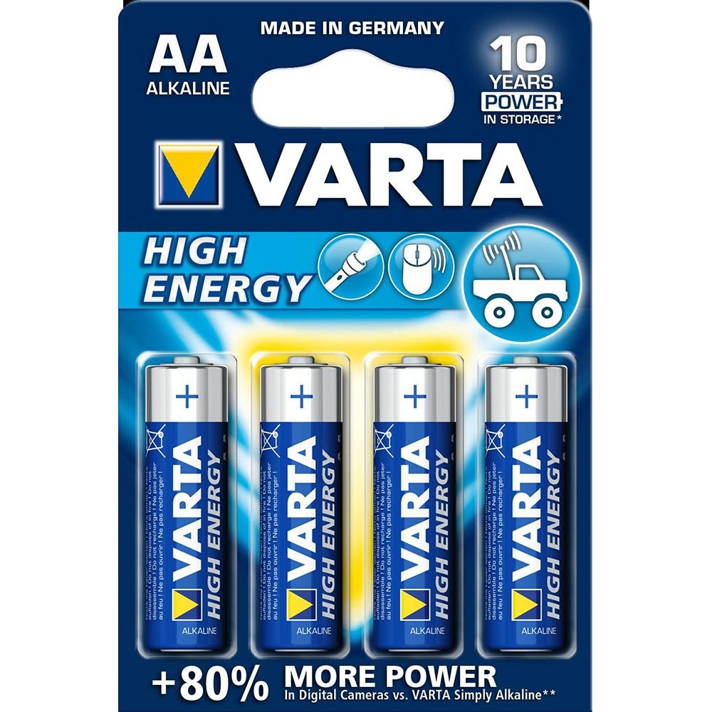 Varta Bateria alkaliczna AA High Energy 4906, 2850 mAh, 4 szt.