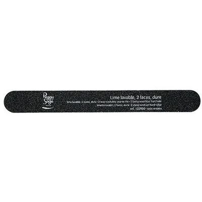 Peggy Sage 2-Way Nail File Coarse Pilnik do paznokci dwustronny 100 180 Czarny Peggy Sag