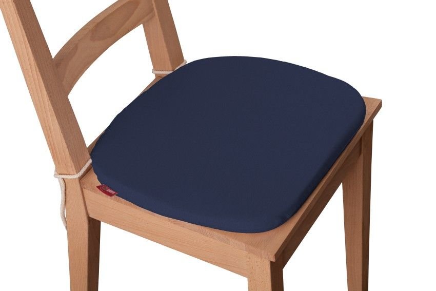 Dekoria Siedzisko Bartek na krzesło granatowy 40 × 37 × 2,5 cm Quadro 220-136-04