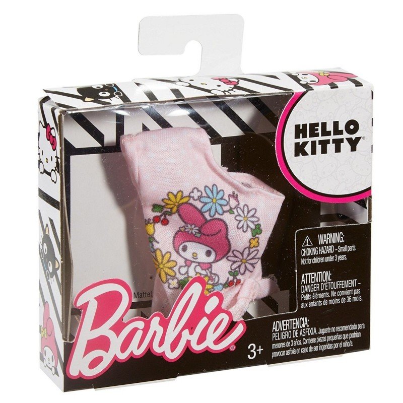 Barbie Hello Kitty różowa koszulka Mattel