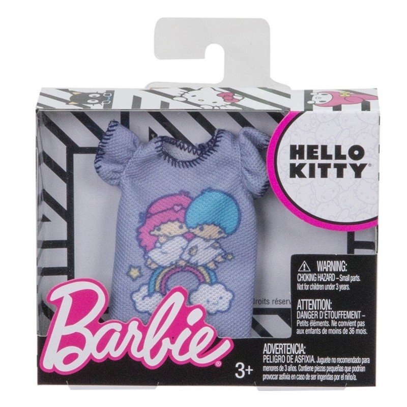 Barbie Hello Kitty szary top z bliźniakami Mattel