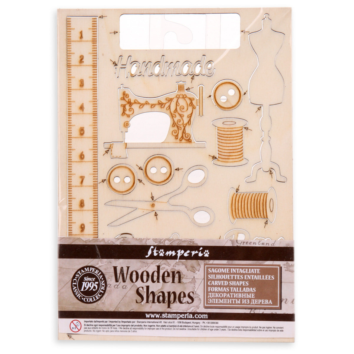 Stamperia, Drewniana Wycinanka, Format A5