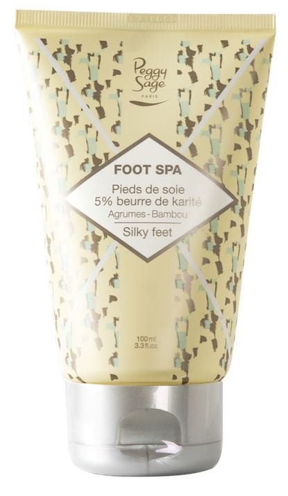 Peggy Sage FOOT SPA Silky feet - Jedwabiste stopy 5% masła karite - Citrus Bamboo 100 ml ( ref.440630 )