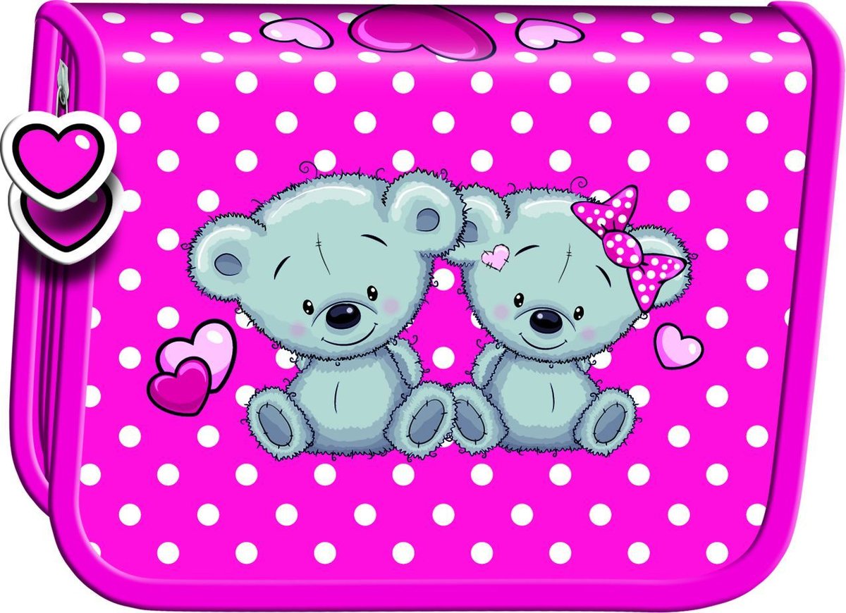 St. Majewski Piórnik dwuklapkowy bez wyposażenia Teddy Bear