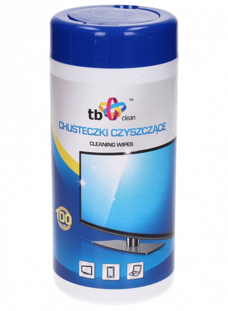 TB Clean TB Chusteczki nasączone 100 sztuk tuba