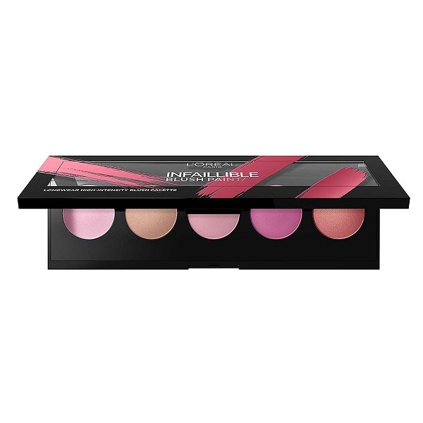L'OREAL L'Oréal - INFAILLIBLE BLUSH PAINT - Paleta 5 róży do policzków L'O5DPO