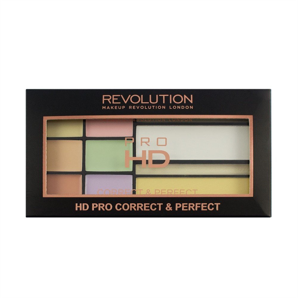 Makeup Revolution Paletka korektorów do twarzy - HD Correct and Perfect Palette Paletka korektorów do twarzy - HD Correct and Perfect Palette