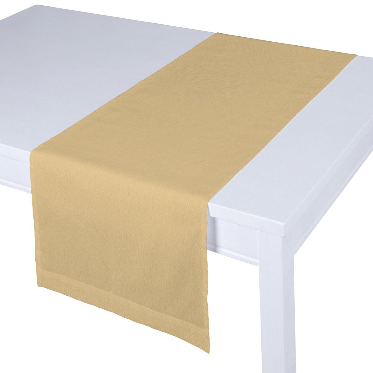 Dekoria pl pl Bieżnik prostokątny złoty z połyskiem 40 × 130 cm Damasco 410-141-75
