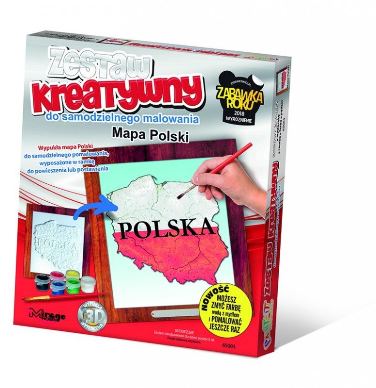 Mirage Zestaw kreatywny Mapa Polski