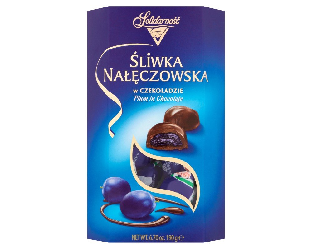 Solidarność Śliwka Nałęczowska w czekoladzie 190 g