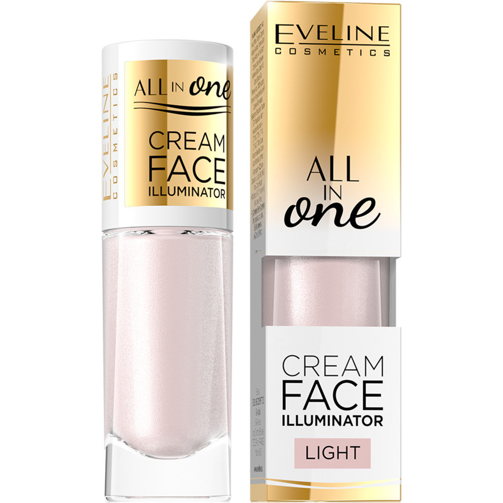 Eveline All In One Cream Face Illuminator kremowy rozświetlacz w płynie Light 8ml