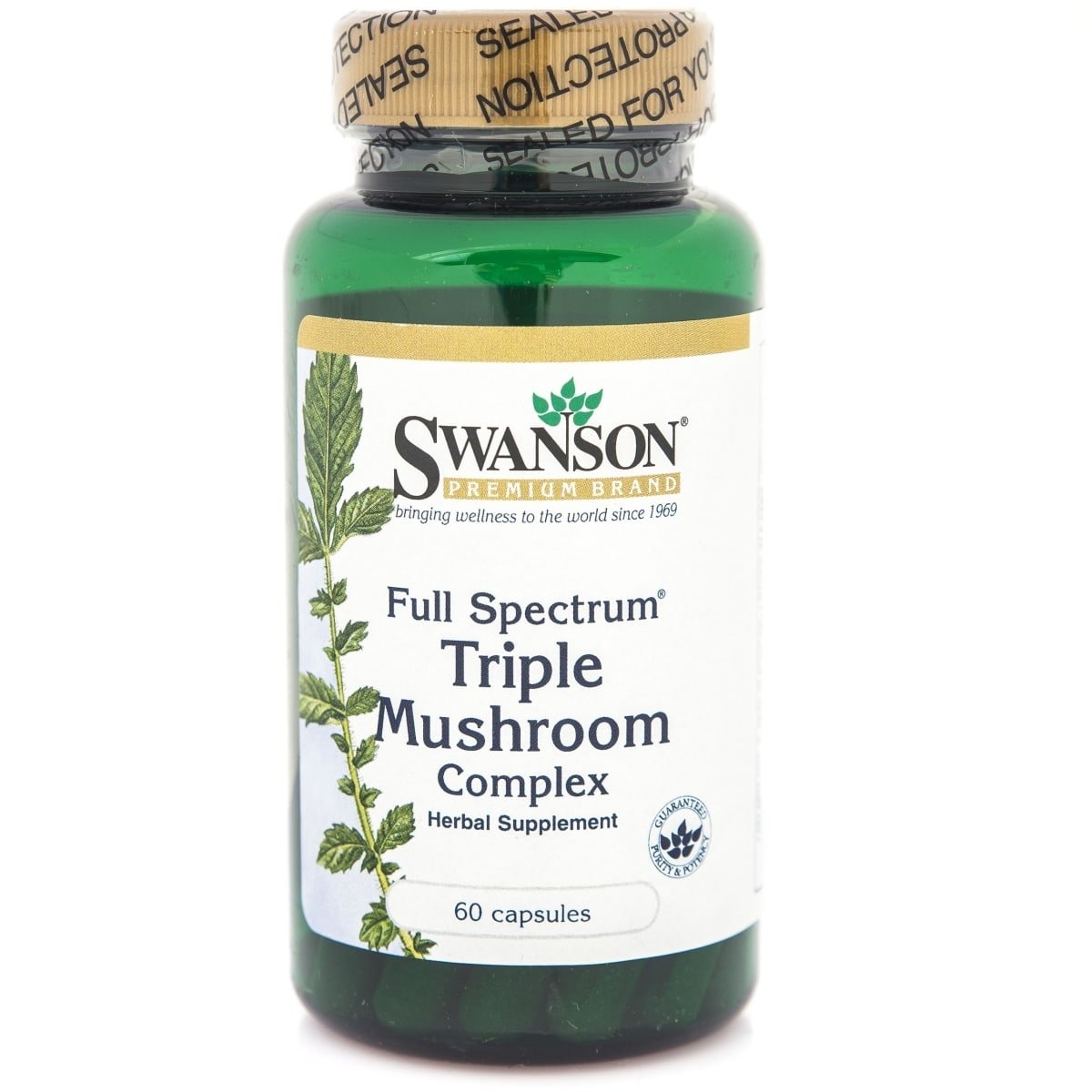 Swanson Suplement diety Triple Mushroom Complex, 60 kapsułek