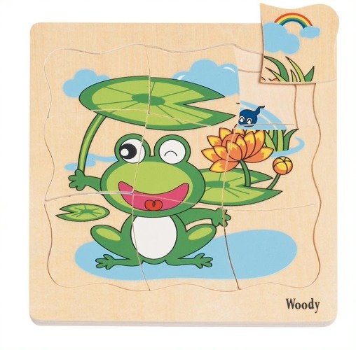 Woodyland Puzzle pokolenie Żaby 90078