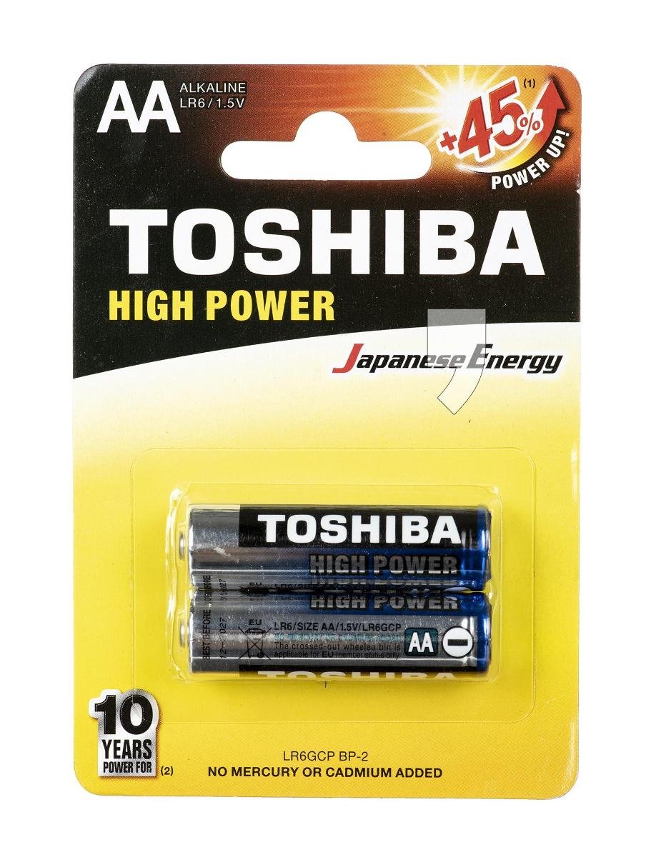 Toshiba Baterie alkaliczne LR6GCP BP-2 2szt.)