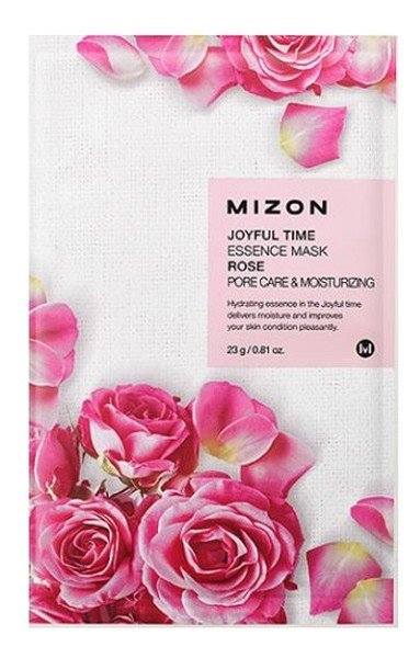 Mizon Joyful Time Essence Mask Zwężająca Pory Maska w Płachcie Rose 6444