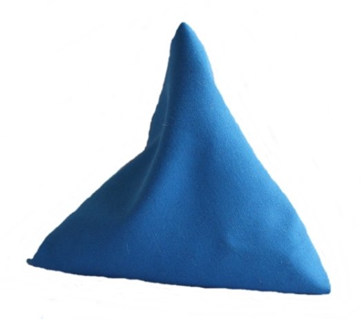 AKS Woreczek gimnastyczny Piramidka niebieski - 1 szt. AKS6291