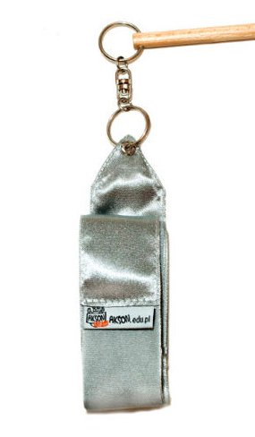 Akson Wstążka gimnastyczna 2 m srebrna WSTAZKA_GIM2/SR