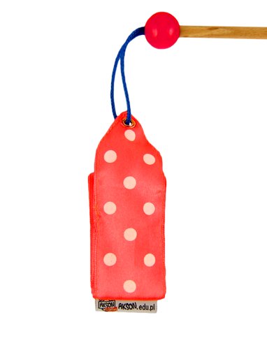 Akson Wstążka gimnastyczna Junior 1,5 m czerwona WS_JR_RED