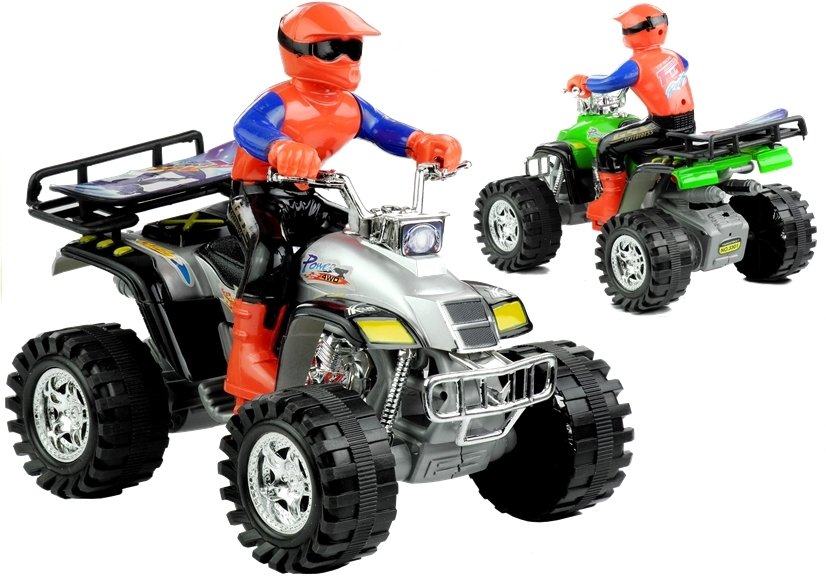 Lean Toys Quad motor czterokołowy terenowy + kierowca