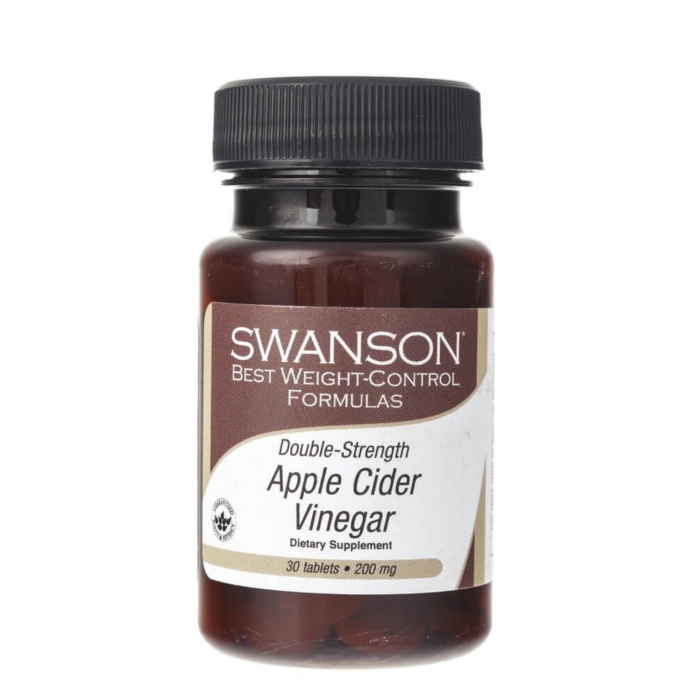 Swanson - Apple Cider Vinegar, Ocet Jabłkowy, 200mg, 30 tabletek