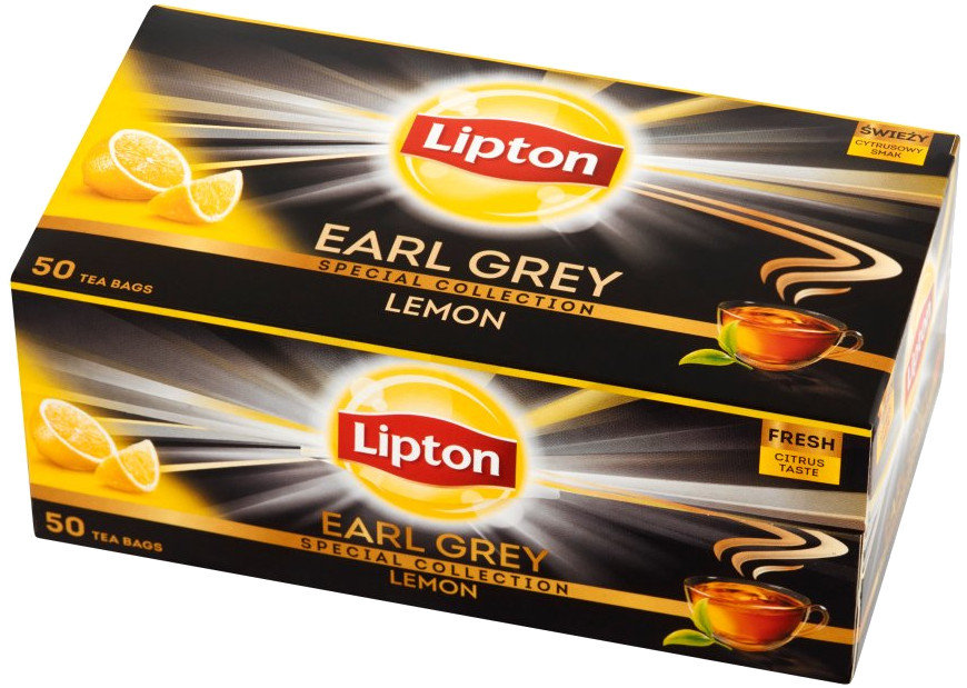 Lipton EARL GREY LEMON 50TB Zakupy dla domu i biura! 88279898