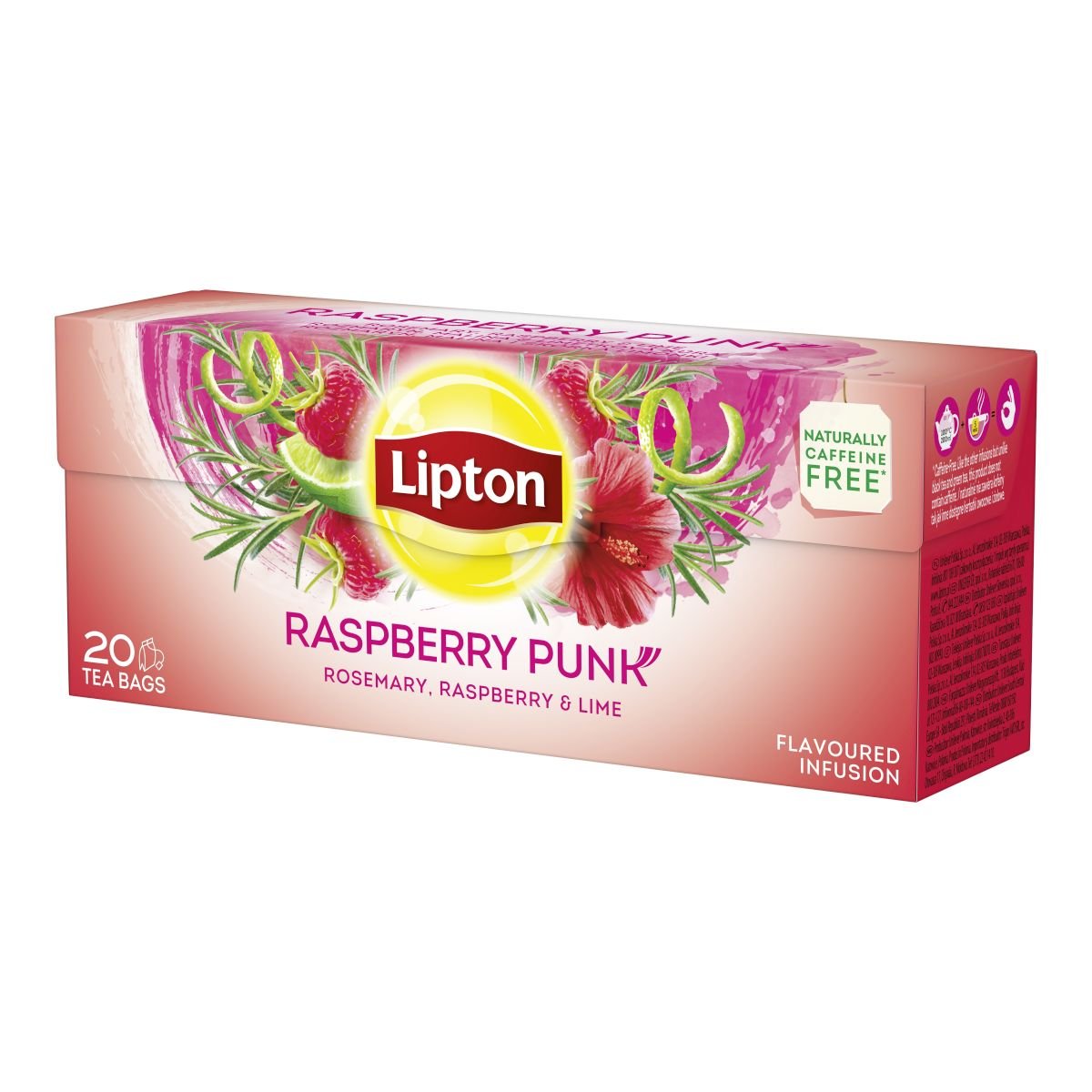 Lipton Herbata owocowa Raspberry Punk 20 torebek 32g