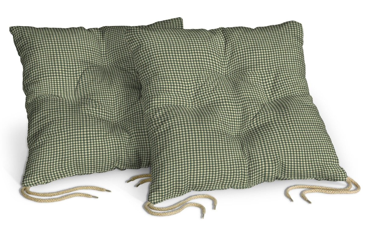 Dekoria Siedziska Amelie 05, zielone, 38x38x8 cm, 2 szt.