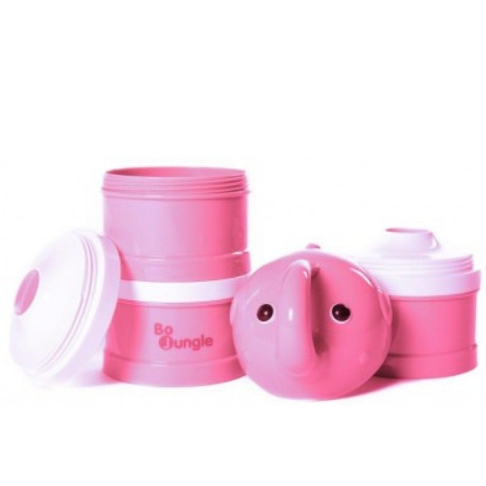 BO JUNGLE BO JUNGLE POJEMNIK NA MLEKO W PROSZKU 3 el. PINK B531200