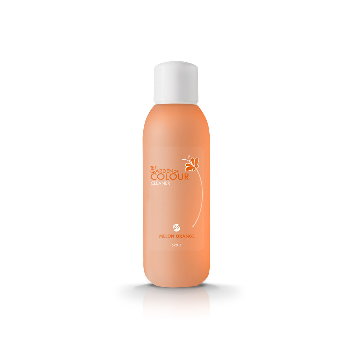 Silcare The garden of colour cleaner płyn do odtłuszczania płytki paznokcia melon orange 570ml