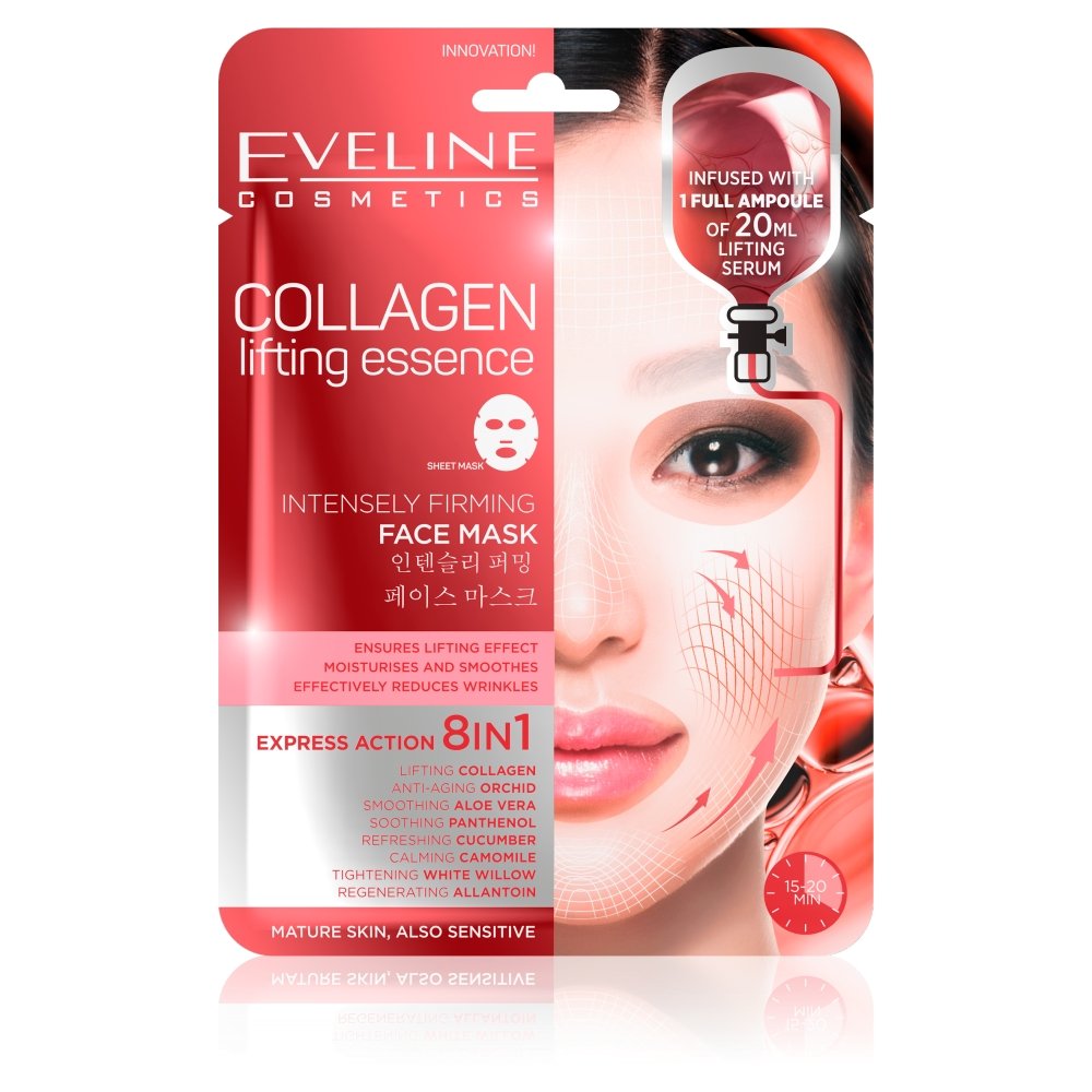 Eveline Maska płachtowa Collagen 20ml