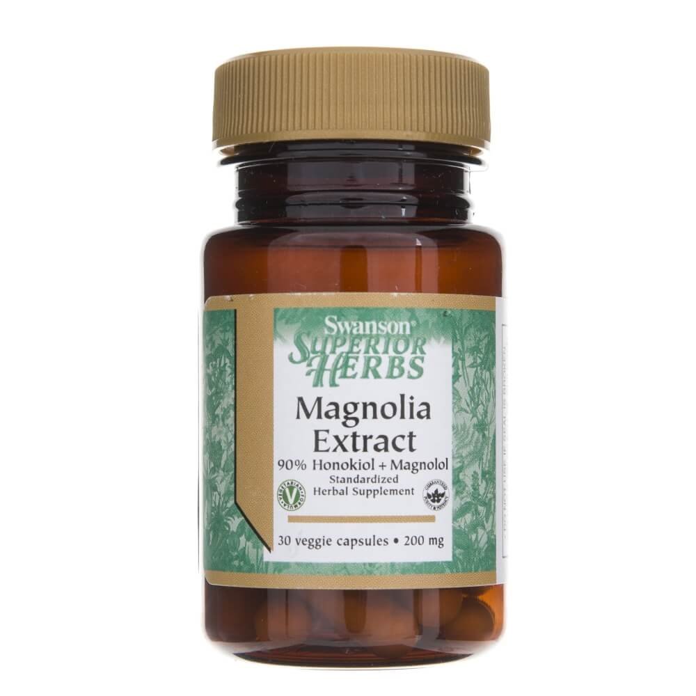 SWANSON Magnolia Lekarska ekstrakt 200 mg 30 kapsułek SWH225