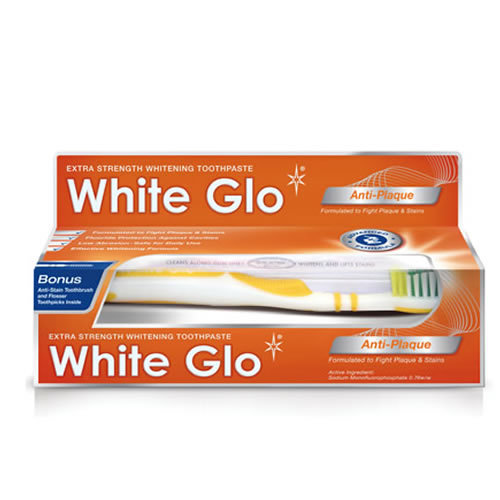 White Glo ANTI-PLAQUE PASTA NA KAMIEŃ NAZĘBNY