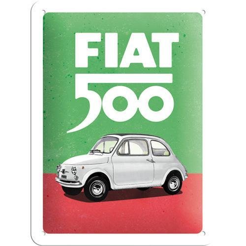 Szyld 15x20 cm Fiat 500 Ital