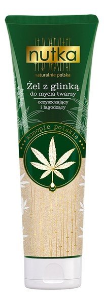 NUTKA NUTKA Żel z glinką do mycia twarzy Konopie polskie 100ml 45669-uniw