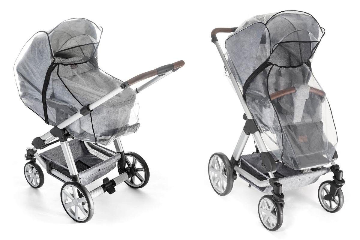 Reer 84069 Rain Cover Classic ochrona przed deszczem, przezroczysty
