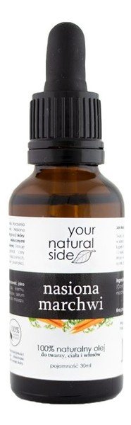 Your Natural Side nasiona marchwi olej nierafinowany z pipetką 30ml