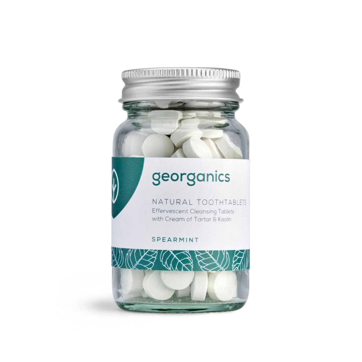 Georganics Tabletki do Mycia Zębów, Zielona Mięta, Georganics, 120 tabletek
