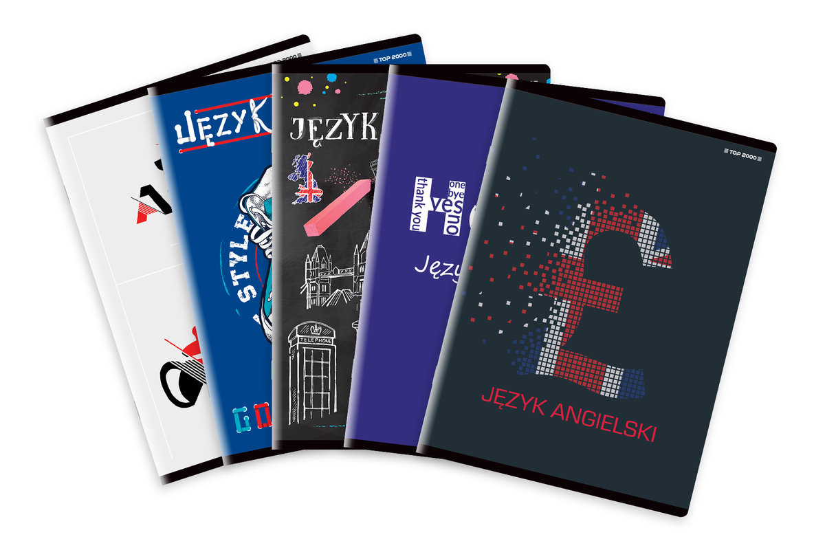 brulion a5 z marginesem język angielski