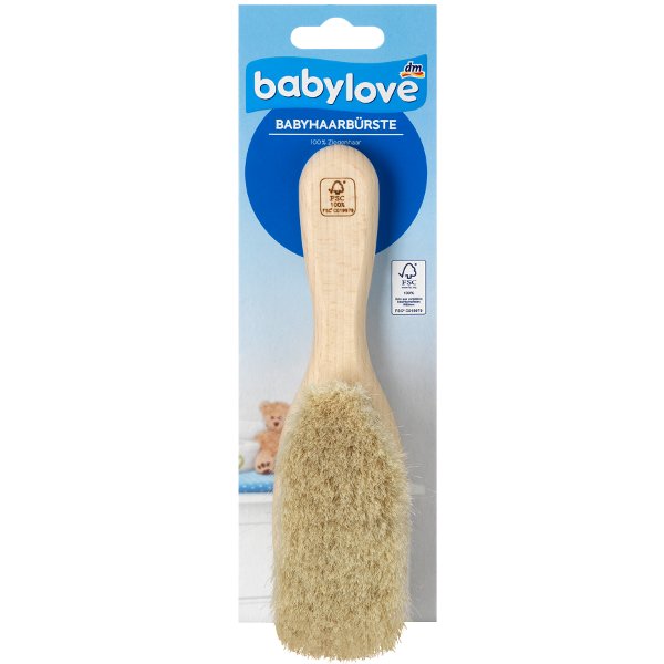 Babylove, Szczoteczka do włosów, 100% Natura