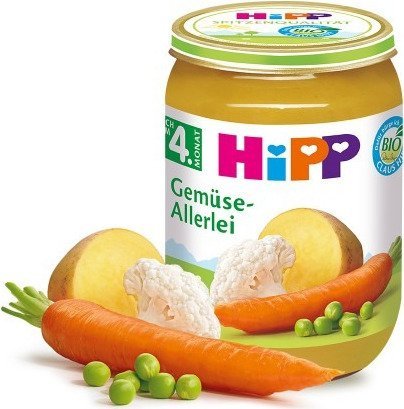 HiPP, ekologiczny warzywny mix, 190 g
