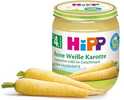HiPP, Bio, biała marchewka, 125 g