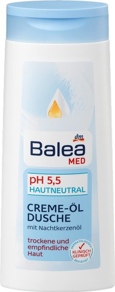 Balea, Med, żel do mycia ciała z wiesiołkiem, 300 ml
