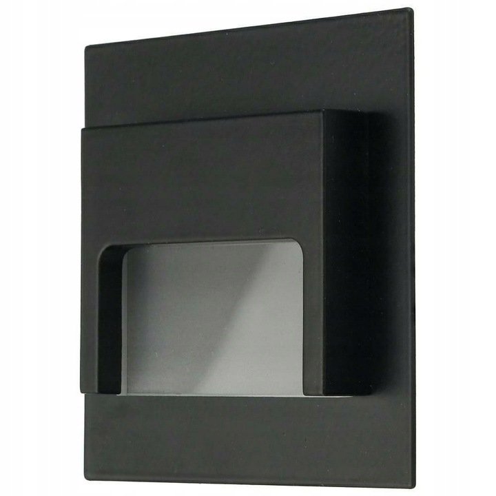 PremiumLUX OPRAWA SCHODOWA LED ONTARIO CZARNA BIAŁA ZIMNA LUX02081