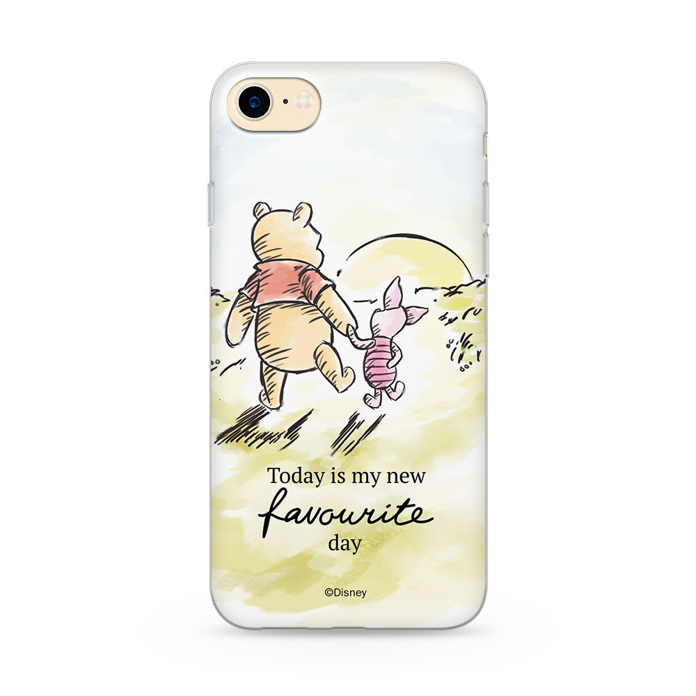 Disney Etui Kubuś Puchatek 012 iPhone 7 /8/SE 2020 biały/white DPCPOOHPIG7889 Kubuś i Przyjaciele