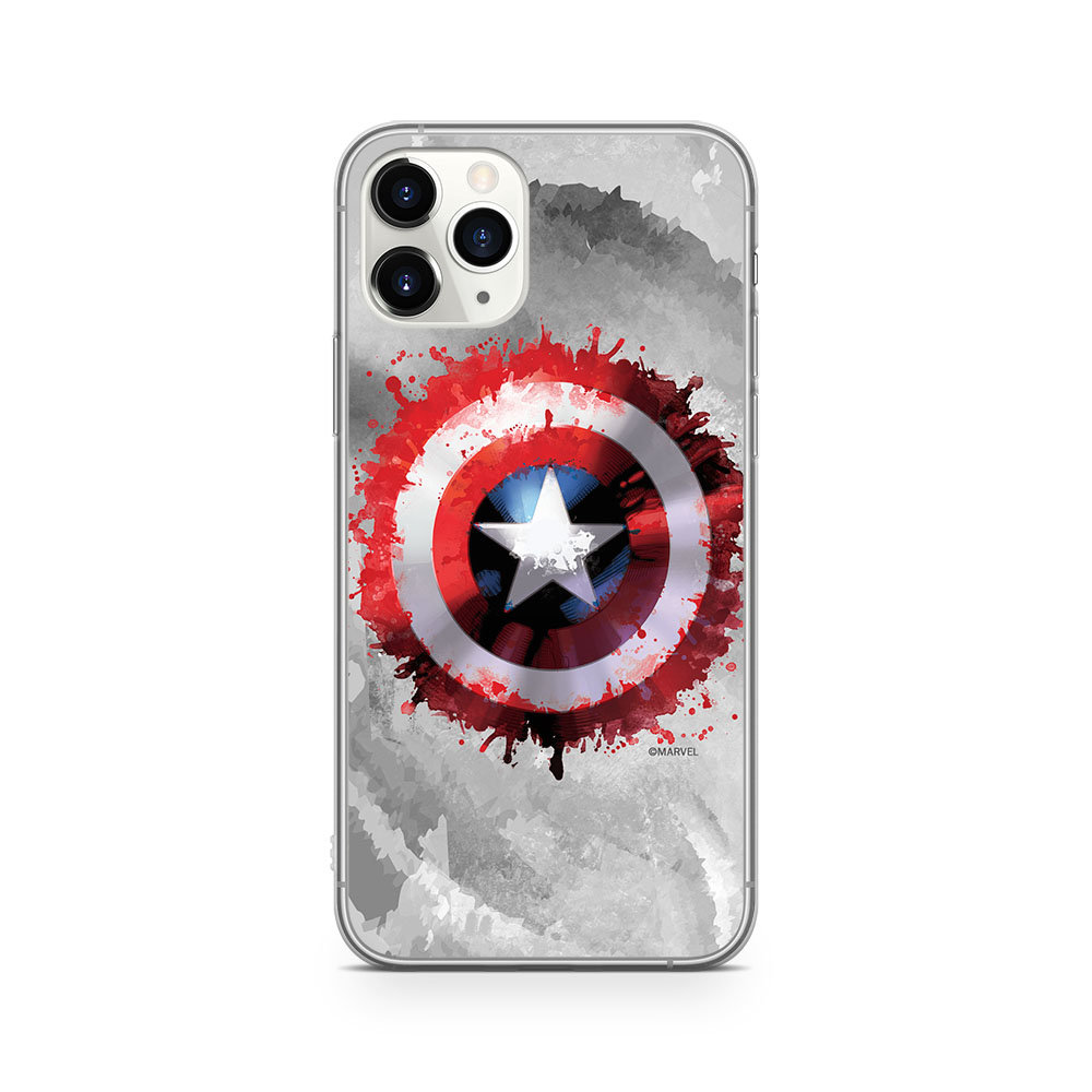 Marvel Etui Marvel Kapitan Ameryka 019 iPhone 11 Pro Max szary/grey MPCCAPAM7032