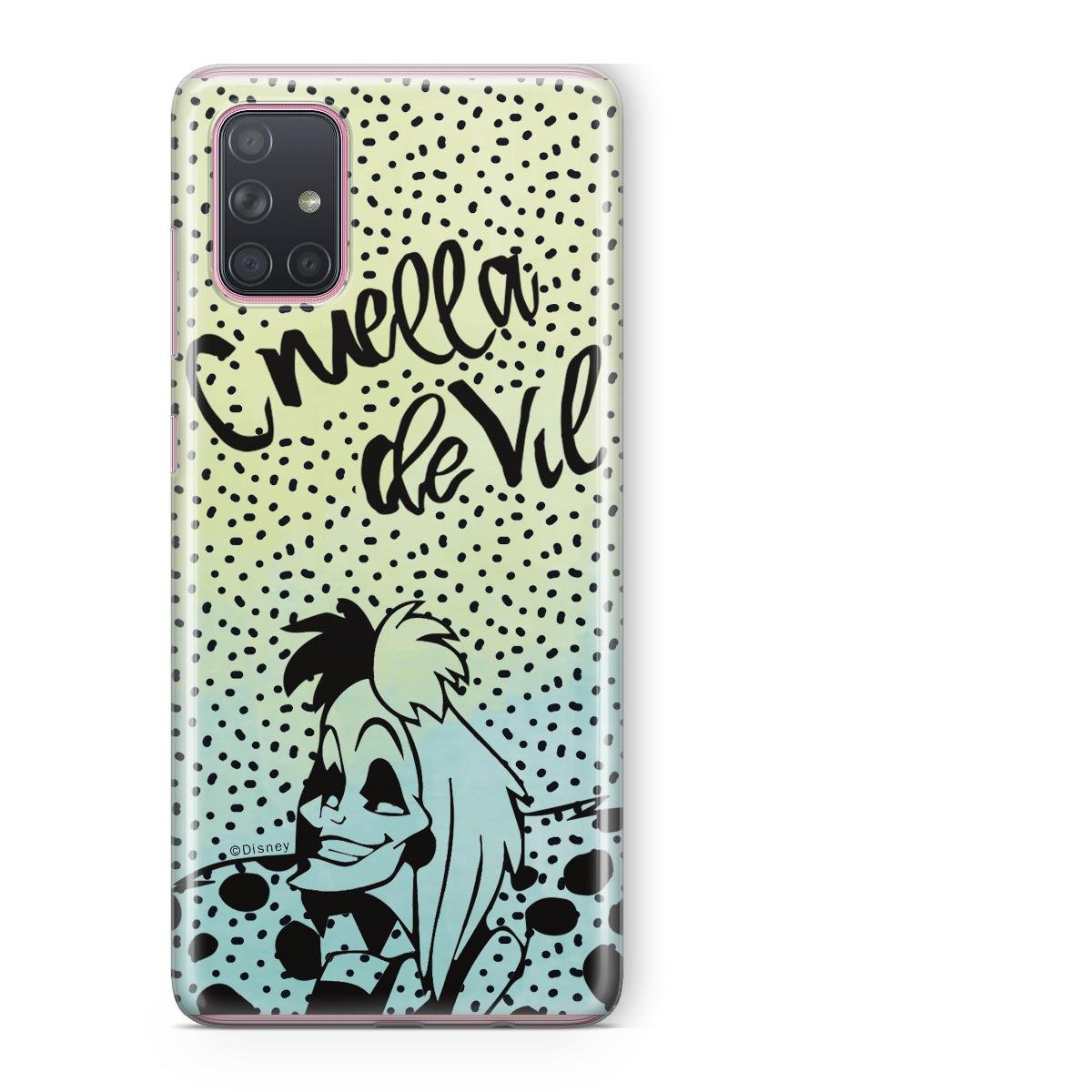Etui na SAMSUNG Galaxy A71 DISNEY Cruella 002