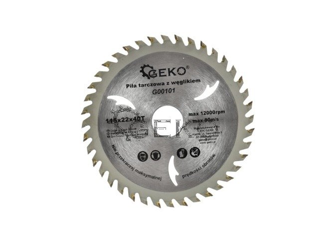 Geko Tarcza widiowa do drewna 115mmx22x40T