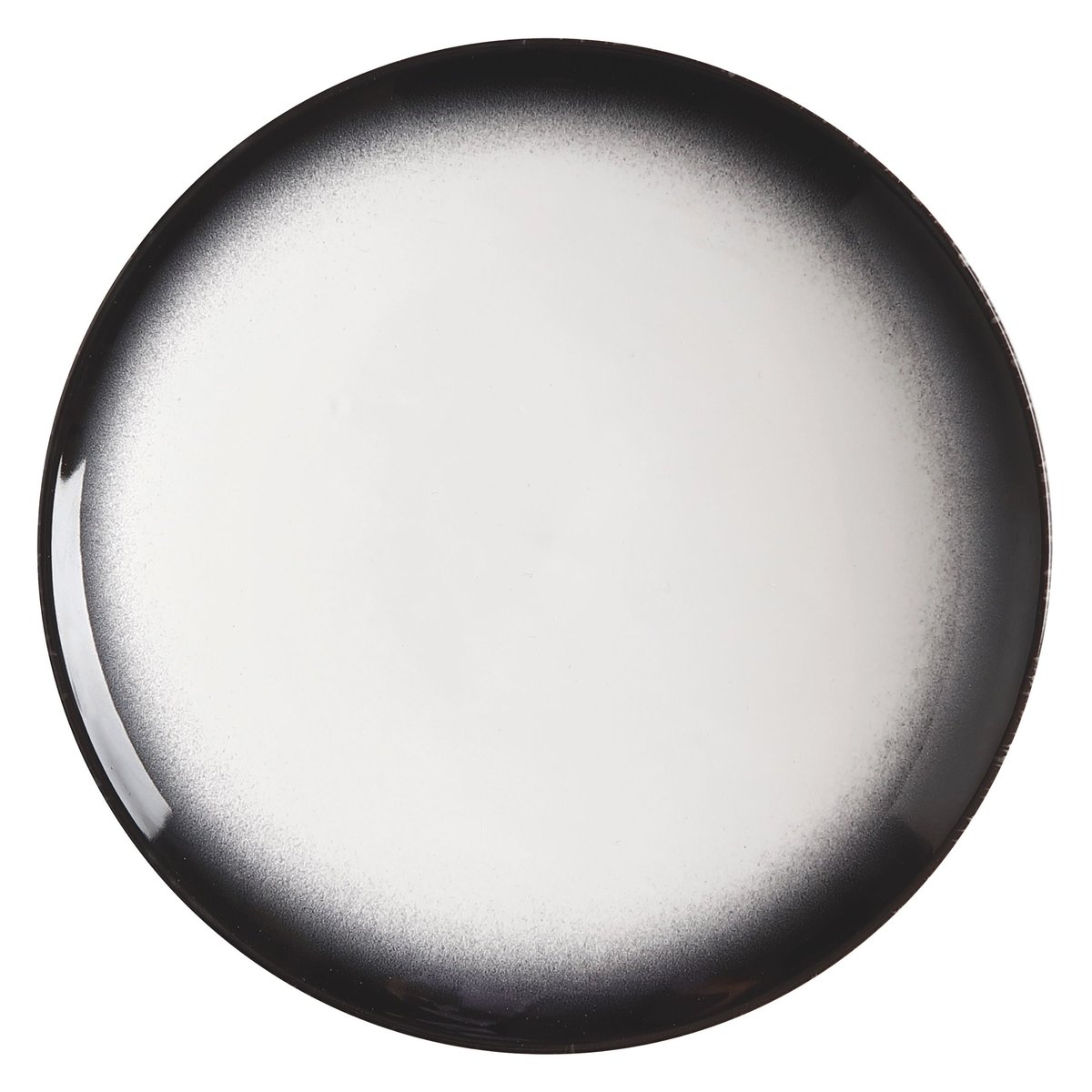 Biało-czarny ceramiczny talerz deserowy Maxwell & Williams Caviar, ø 20 cm