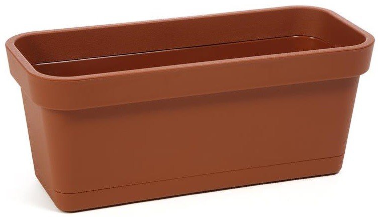 LAMELA Skrzynka balkonowa 40 x 17 cm ceglasta LOBELIA