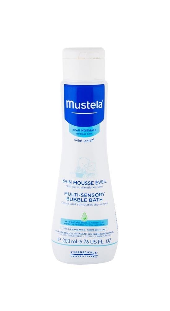 Mustela BEBE - BAIN MOUSSE płyn do kąp. bąbelkowa kąpiel PŁYN 200ml 7029923